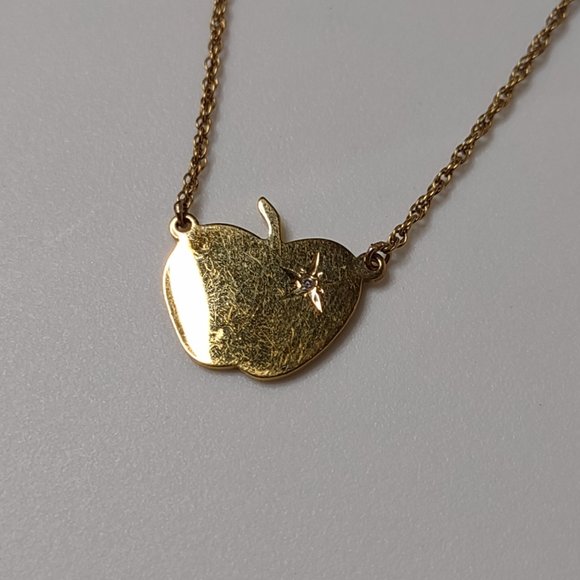 16.5 Inch Gold Filled Apple Necklace - Picture 3 of 12